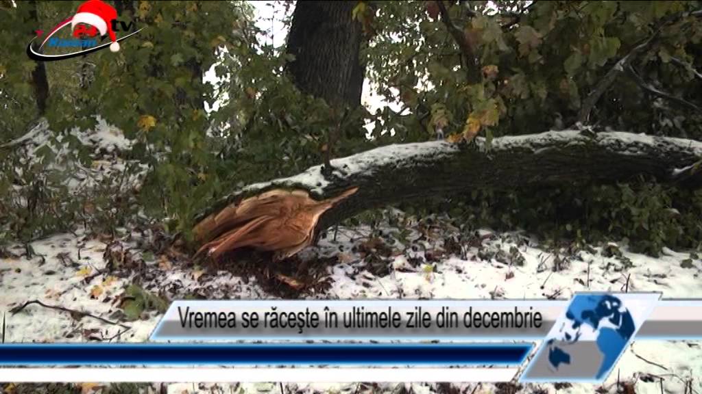 Vremea se răceşte în ultimele zile din decembrie