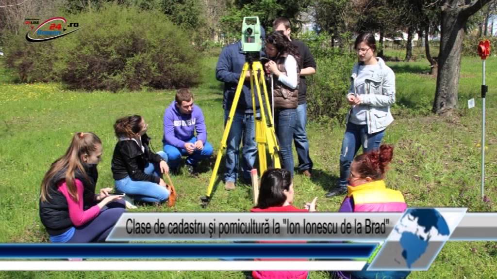Clase de cadastru şi pomicultură la Ion Ionescu de la Brad