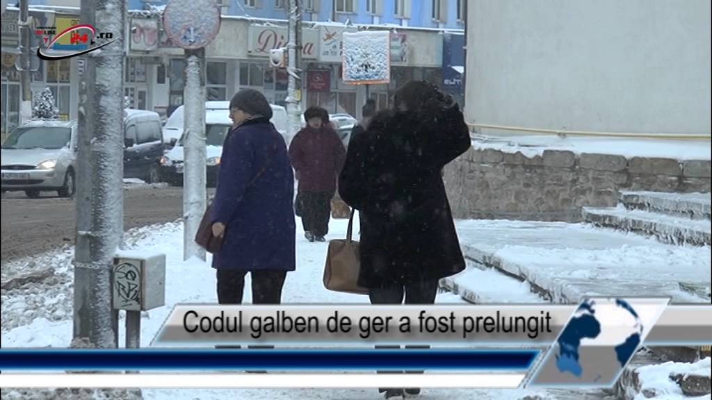 Codul galben de ger a fost prelungit