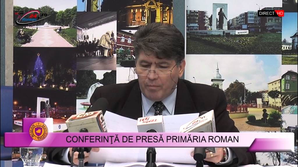 Conferinţa de presă Primăria Roman – 25.01.2016