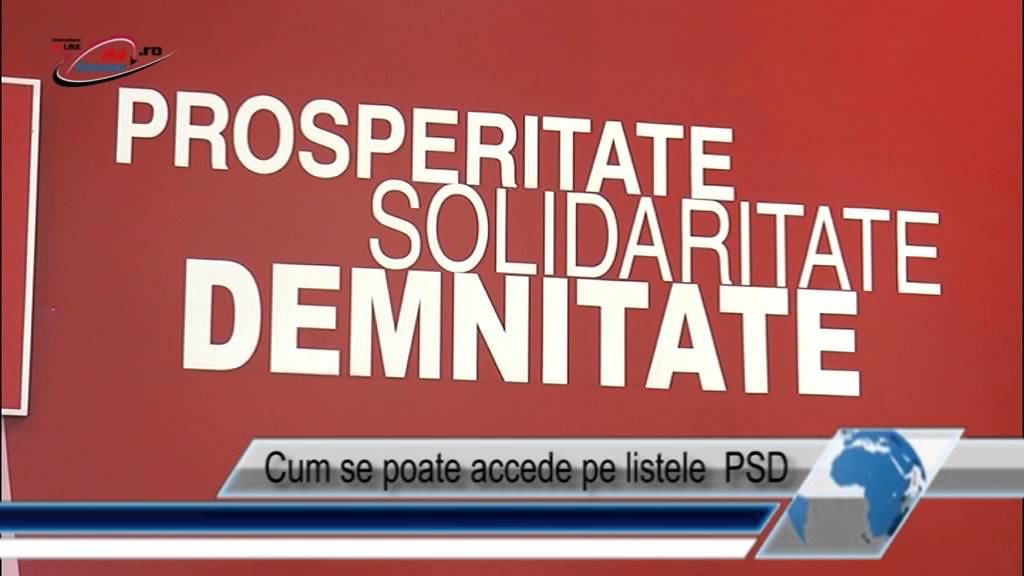 Cum se poate accede pe listele  PSD