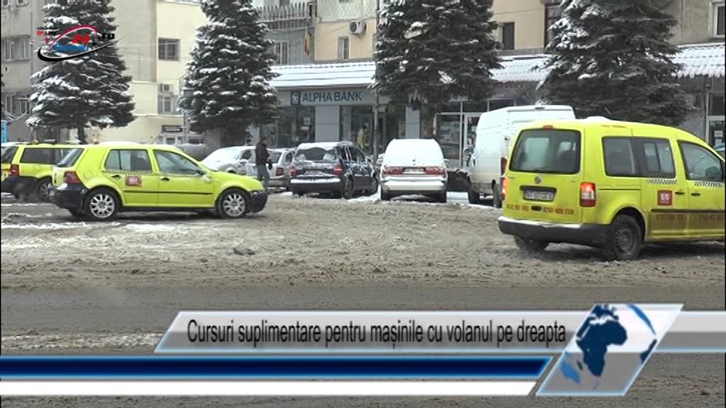 Cursuri suplimentare pentru mașinile cu volanul pe dreapta