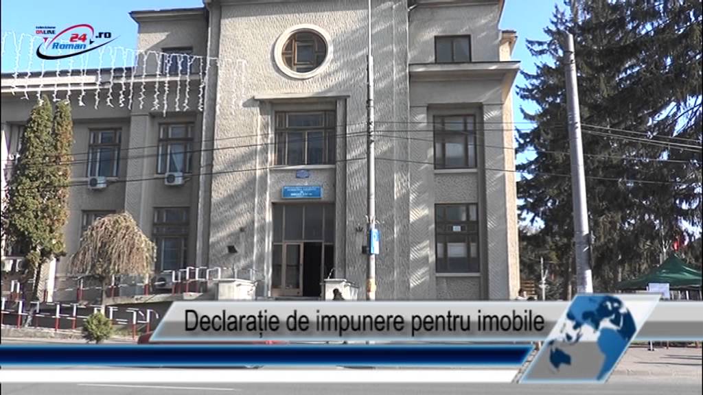Declarație de impunere pentru imobile