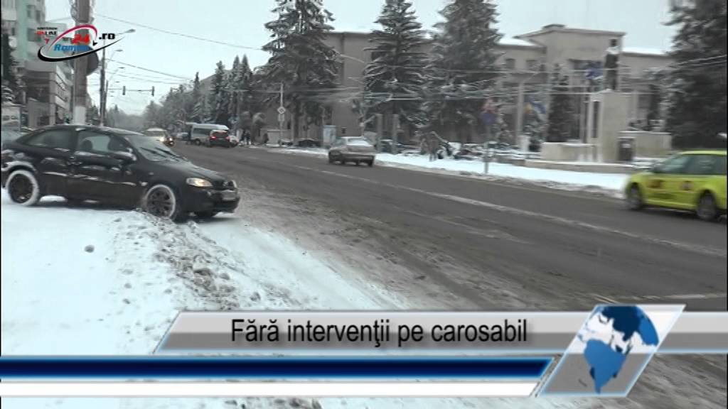 Fără intervenţii pe carosabil