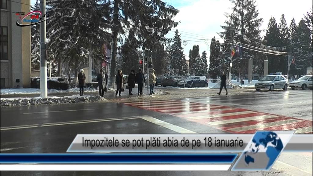Impozitele se pot plăti abia de pe 18 ianuarie