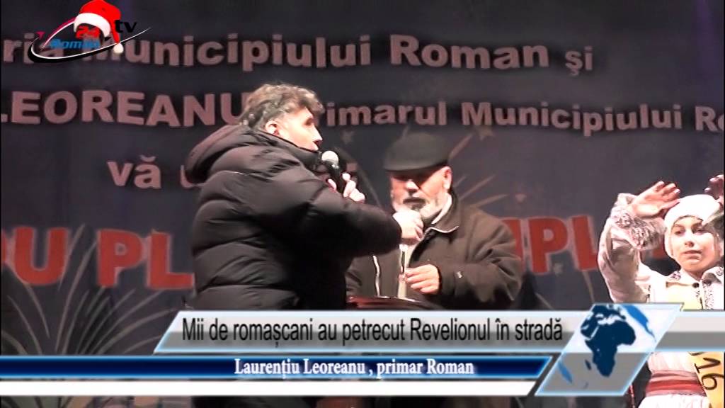 Mii de romașcani au petrecut Revelionul în stradă