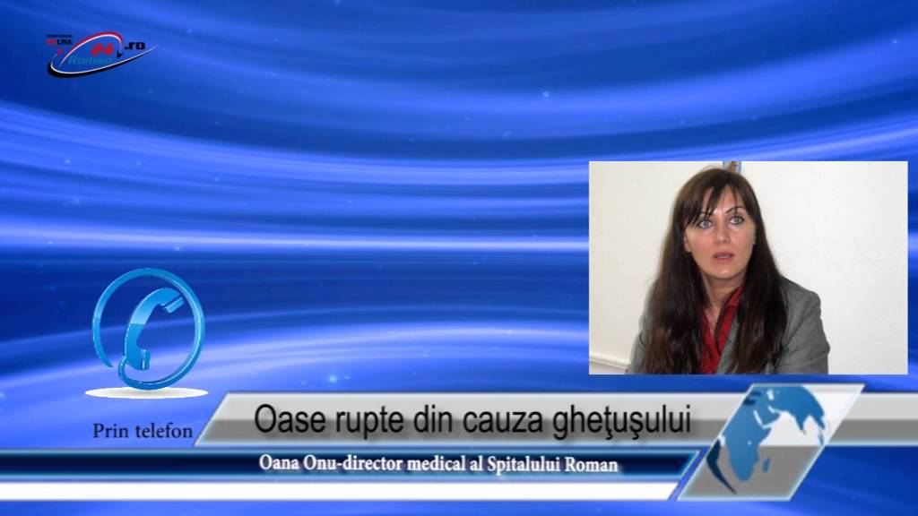 Oase rupte din cauza gheţuşului