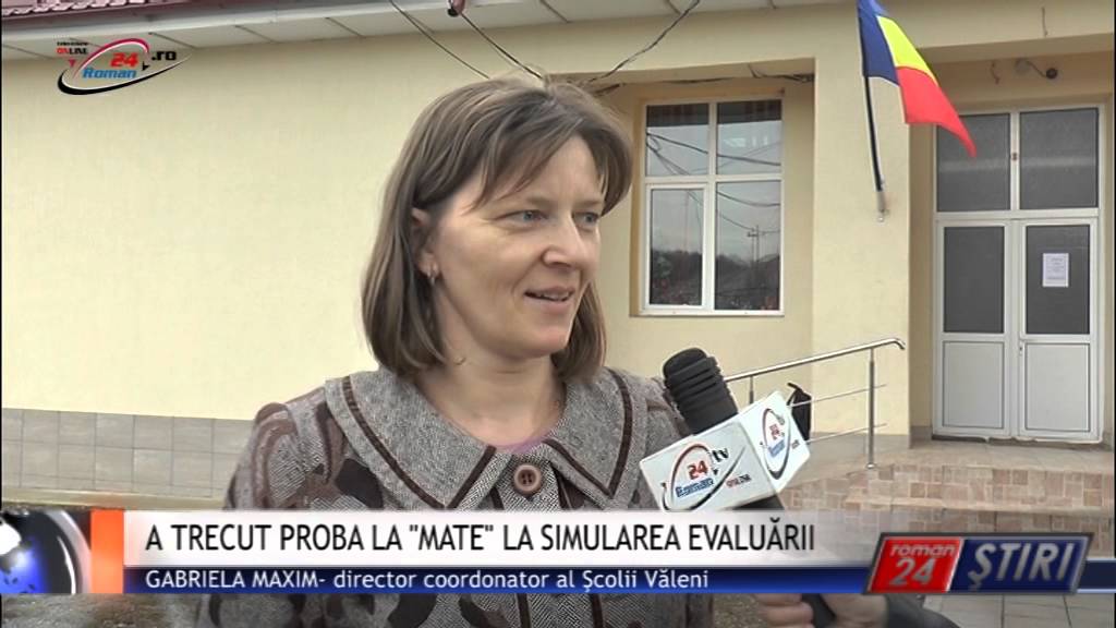 A TRECUT PROBA LA MATE LA SIMULAREA EVALUĂRII