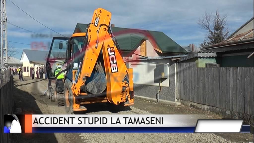 Accident stupid la Tamaseni