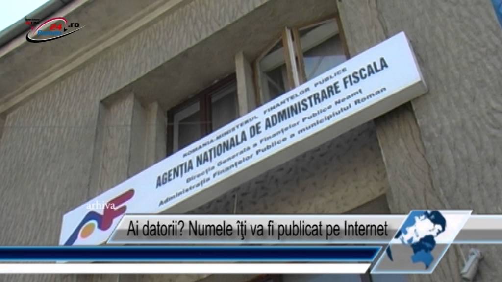 Ai datorii? Numele îţi va fi publicat pe Internet