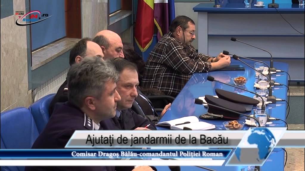 Ajutaţi de jandarmii de la Bacău