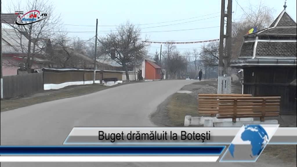 Buget drămăluit la Boteşti