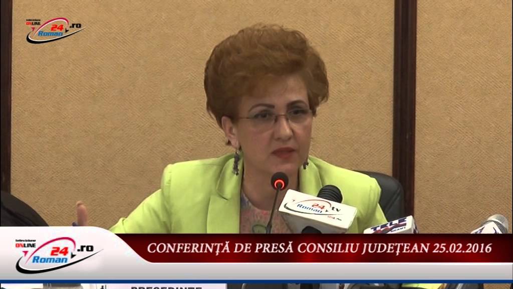 CONFERINŢĂ DE PRESĂ CONSILIU JUDEŢEAN 25.02.2016