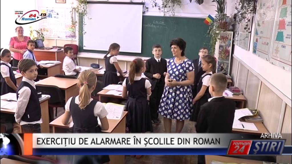 EXERCIŢIU DE ALARMARE ÎN ŞCOLILE DIN ROMAN