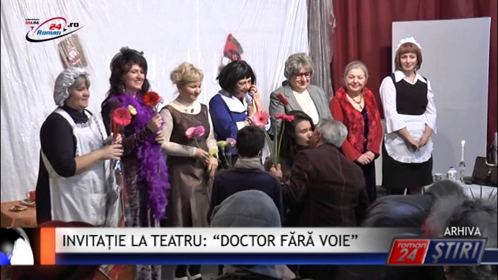 INVITAȚIE LA TEATRU DOCTOR FĂRĂ VOIE