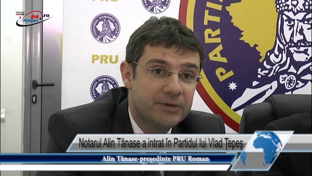 Notarul Alin Tănase a intrat în Partidul lui Vlad Ţepeş