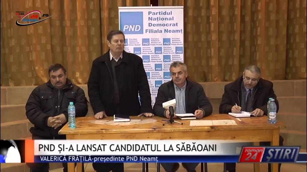 PND și‐a lansat candidatul la Săbăoani