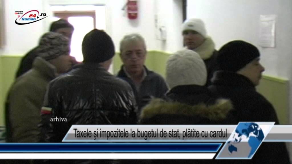 Taxele şi impozitele la bugetul de stat plătite cu cardul