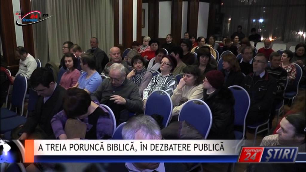 A TREIA PORUNCĂ BIBLICĂ ÎN DEZBATERE PUBLICĂ