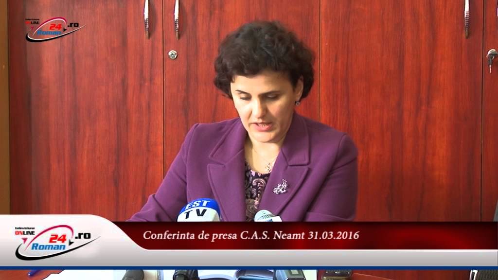 Conferinta de presa C.A.S. Neamt 31.03.2016