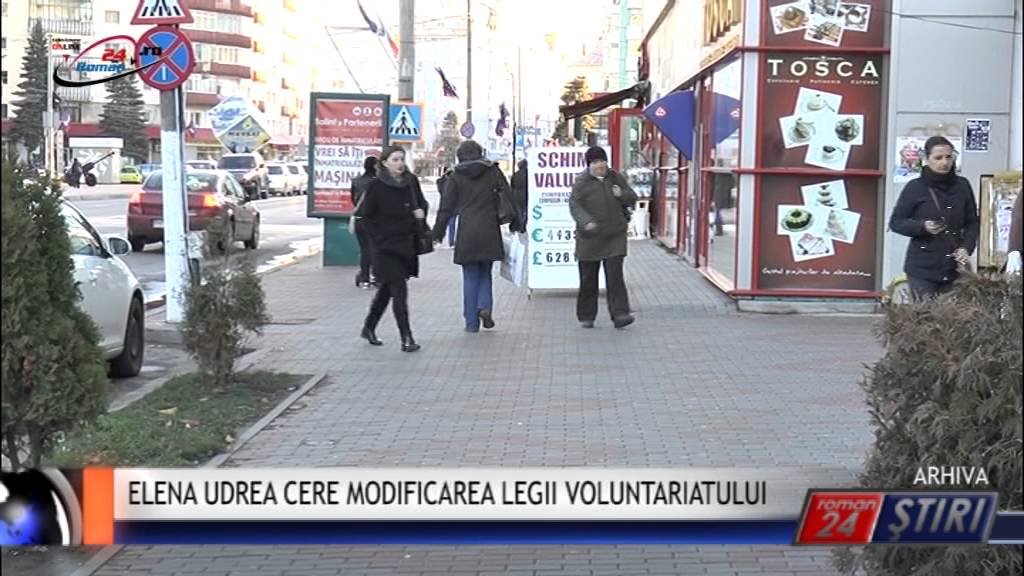 ELENA UDREA CERE MODIFICAREA LEGII VOLUNTARIATULUI