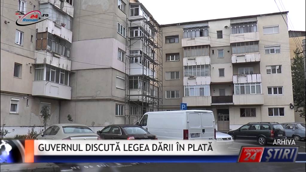 GUVERNUL DISCUTĂ LEGEA DĂRII ÎN PLATĂ