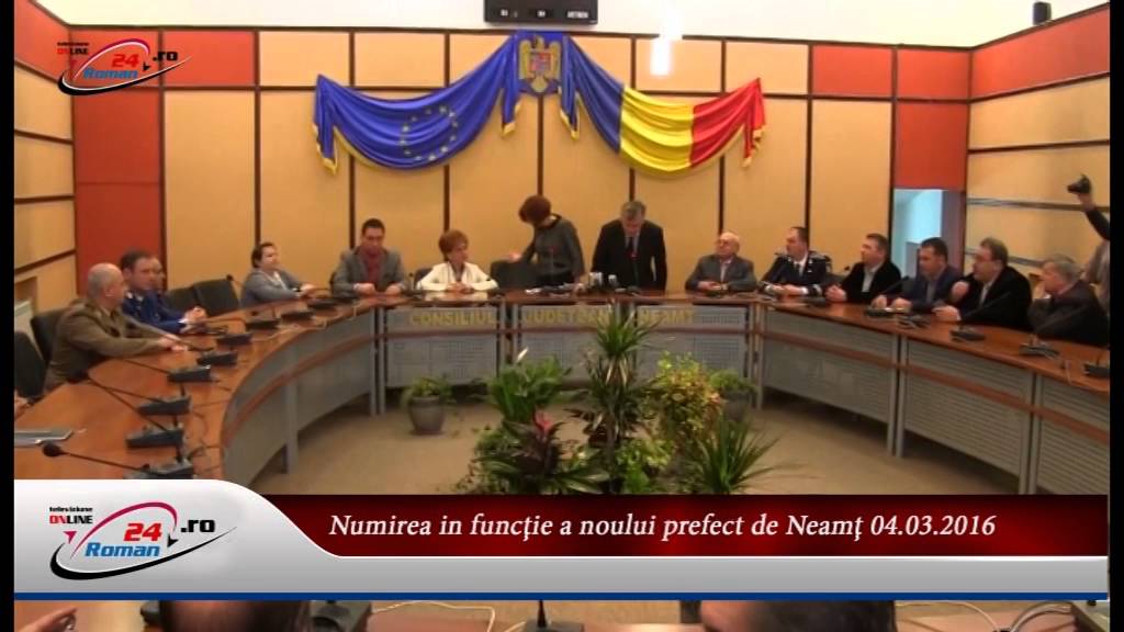 Numirea in functie a noului prefect de Neamt