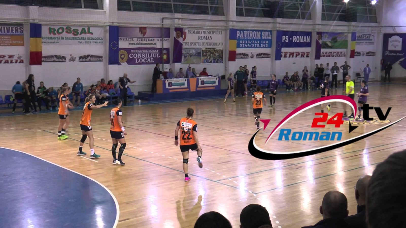 Ultimul minut din meciul de handbal Hcm Roman – Csm Bucuresti