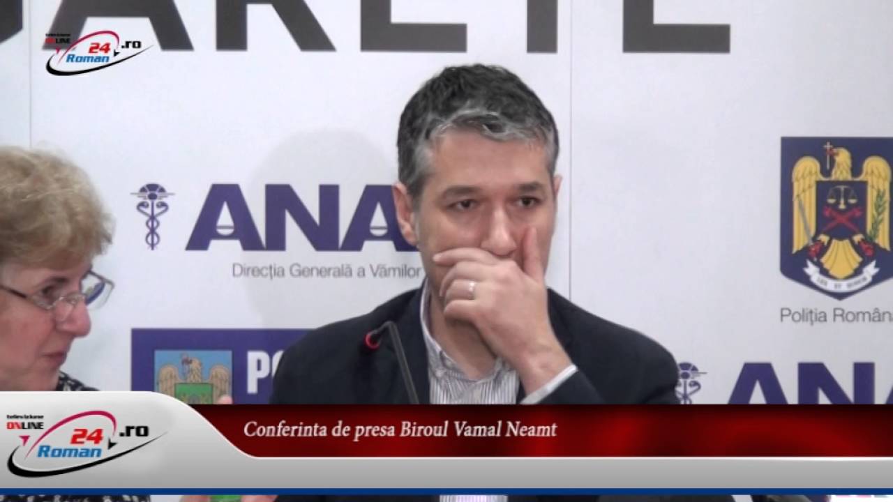 Conferinta de presa Biroul Vamal Neamt
