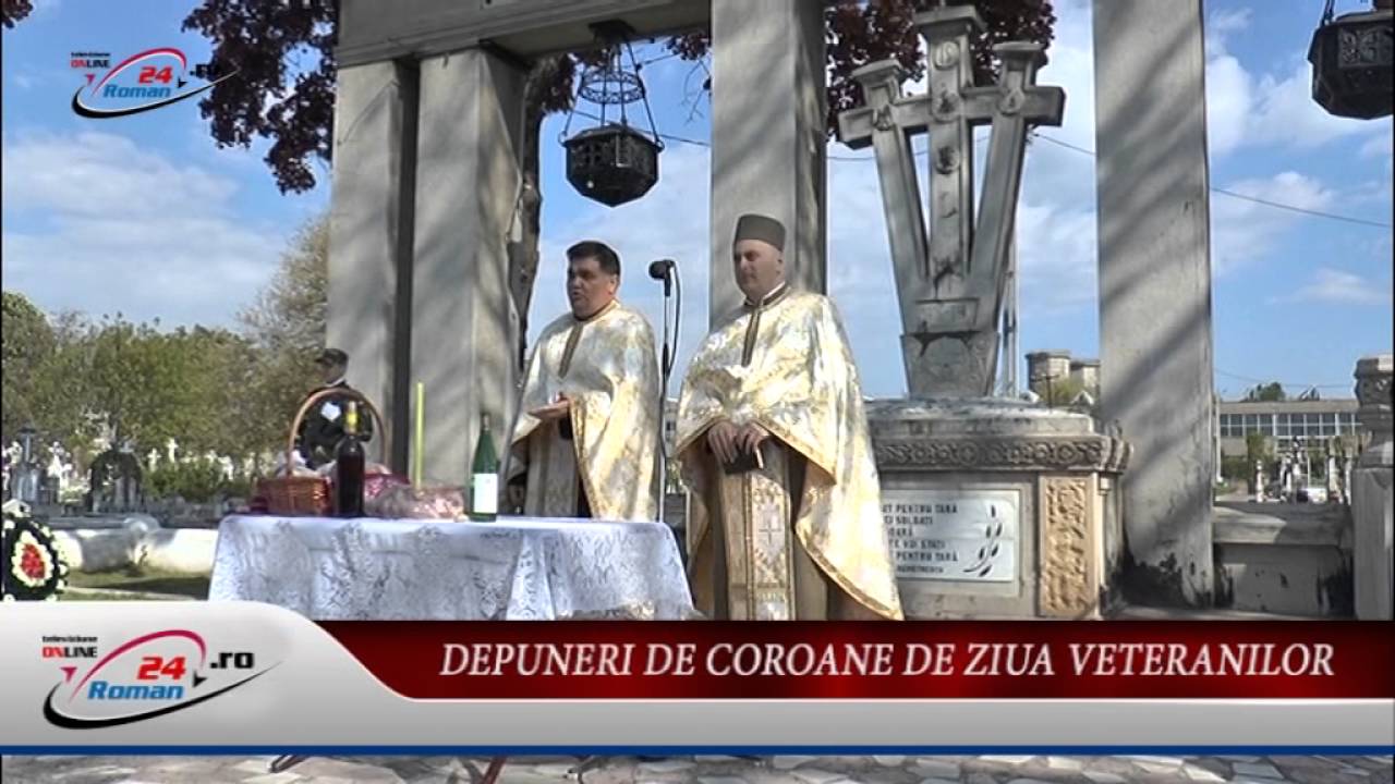 DEPUNERI DE COROANE DE ZIUA VETERANILOR -29.04.2016