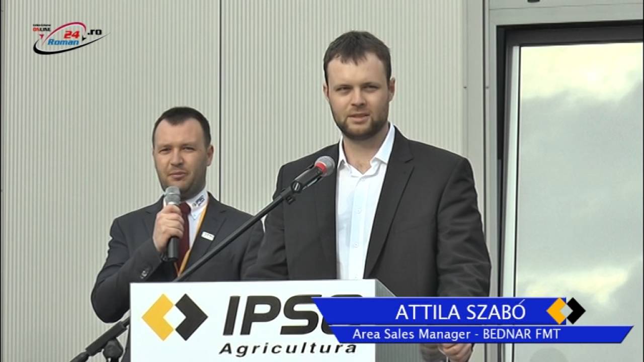 Inaugurarea noului sediu Ipso Roman