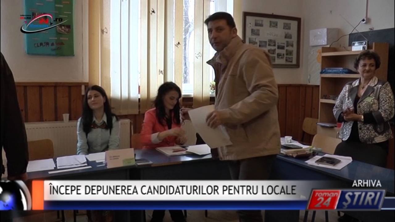 ÎNCEPE DEPUNEREA CANDIDATURILOR PENTRU LOCALE