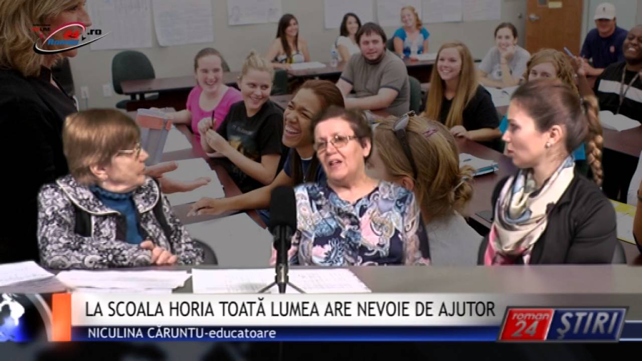 LA SCOALA HORIA TOATĂ LUMEA ARE NEVOIE DE AJUTOR