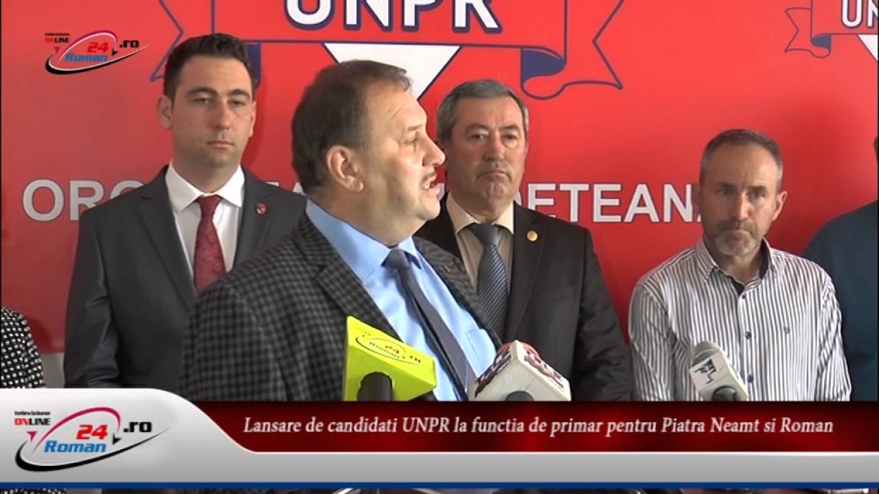 Lansare de candidati UNPR la functia de primar pentru Piatra Neamt si Roman