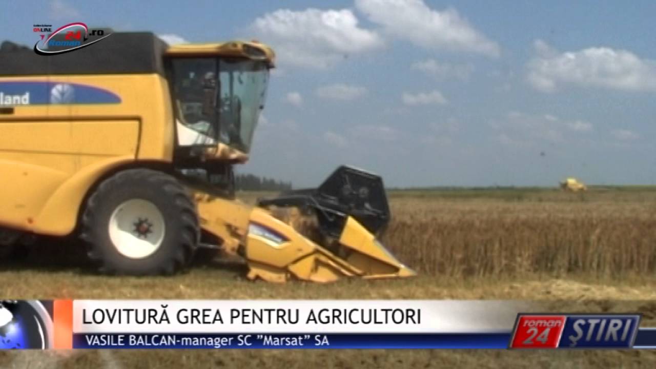 LOVITURĂ GREA PENTRU AGRICULTORI
