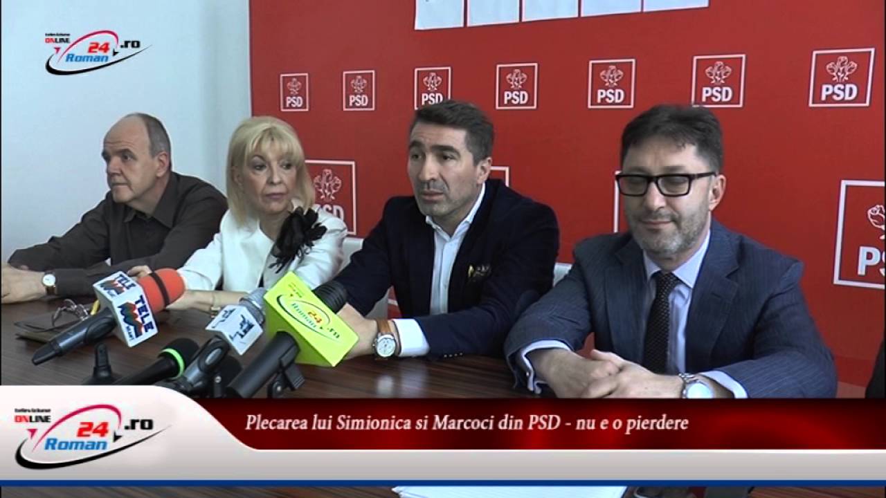 Plecarea lui Simionica si Marcoci din PSD – nu e o pierdere
