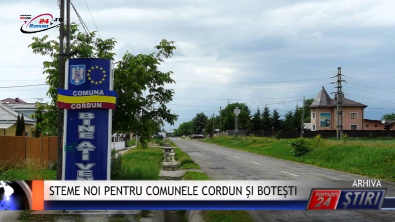 STEME NOI PENTRU COMUNELE CORDUN ŞI BOTEŞTI