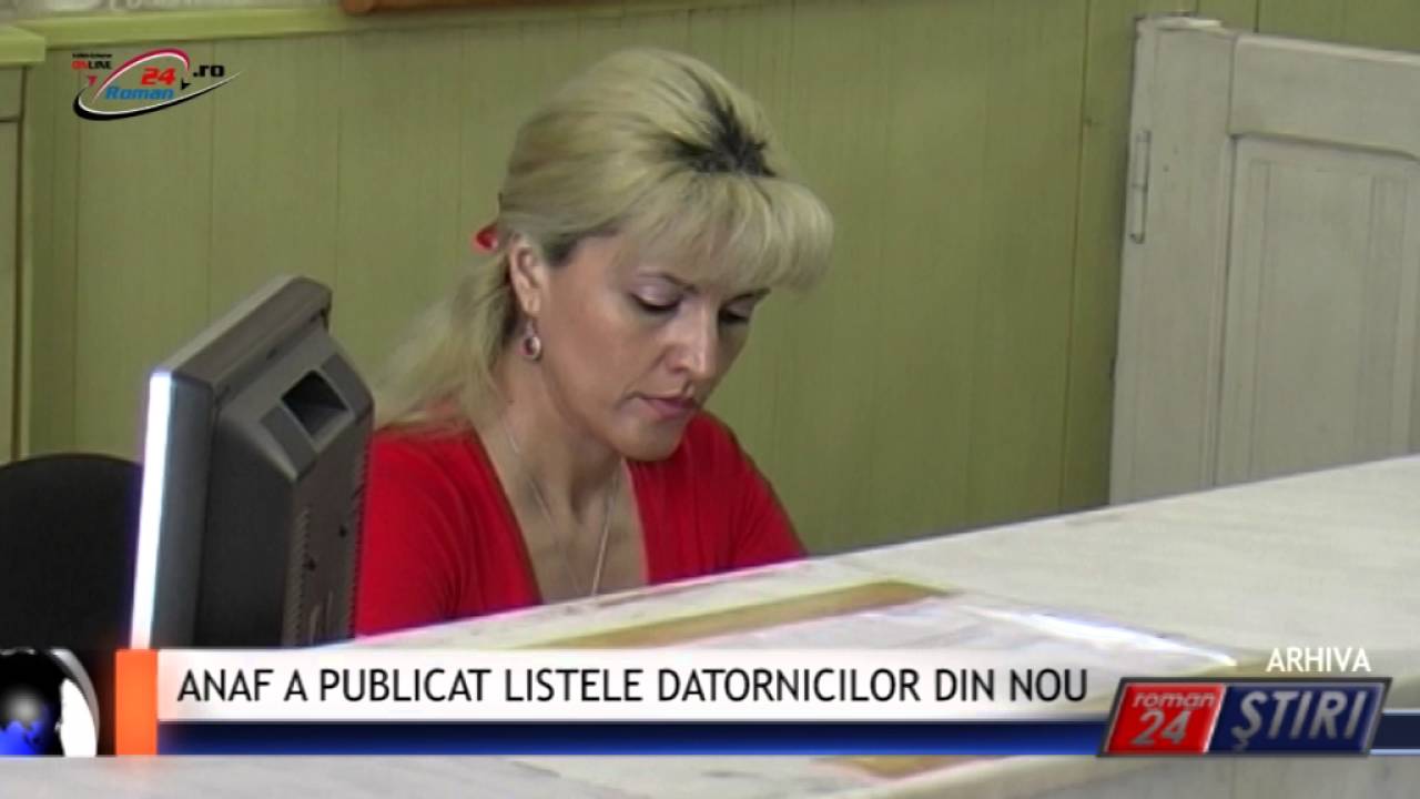 ANAF A PUBLICAT LISTELE DATORNICILOR DIN NOU