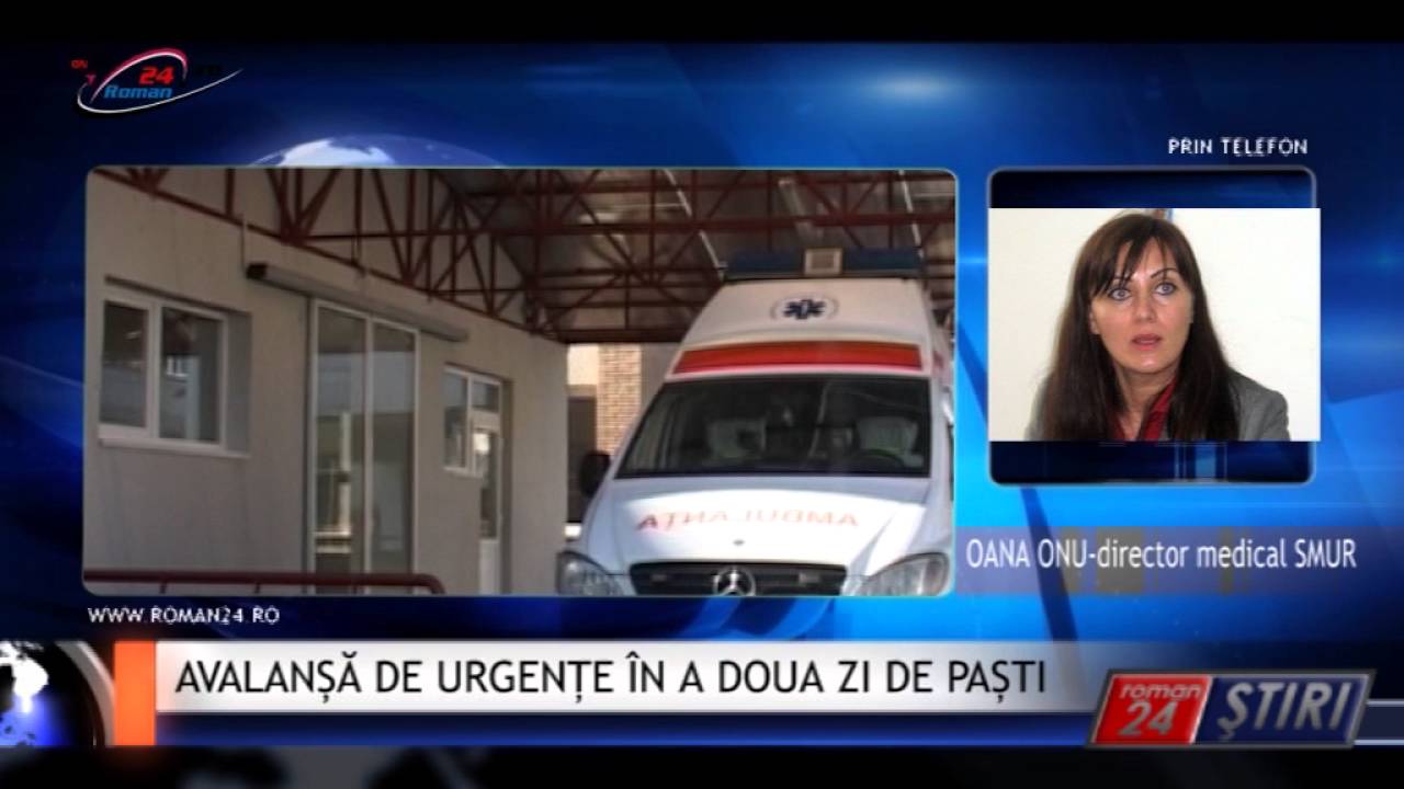 AVALANȘĂ DE URGENȚE ÎN A DOUA ZI DE PAȘTI
