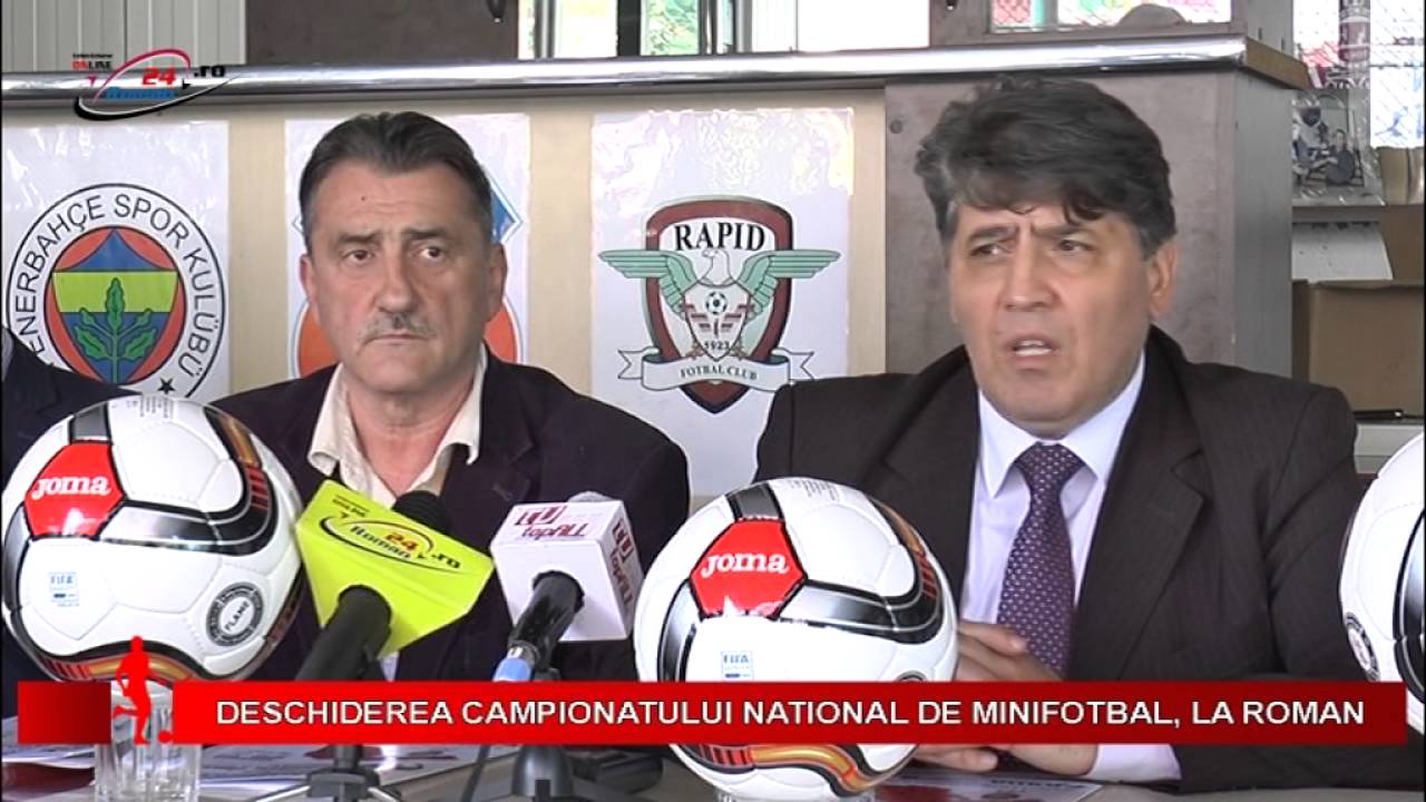 DESCHIDEREA CAMPIONATULUI NATIONAL DE MINIFOTBAL, LA ROMAN