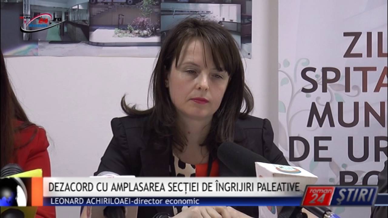 DEZACORD CU AMPLASAREA SECȚIEI DE ÎNGRIJIRI PALEATIVE