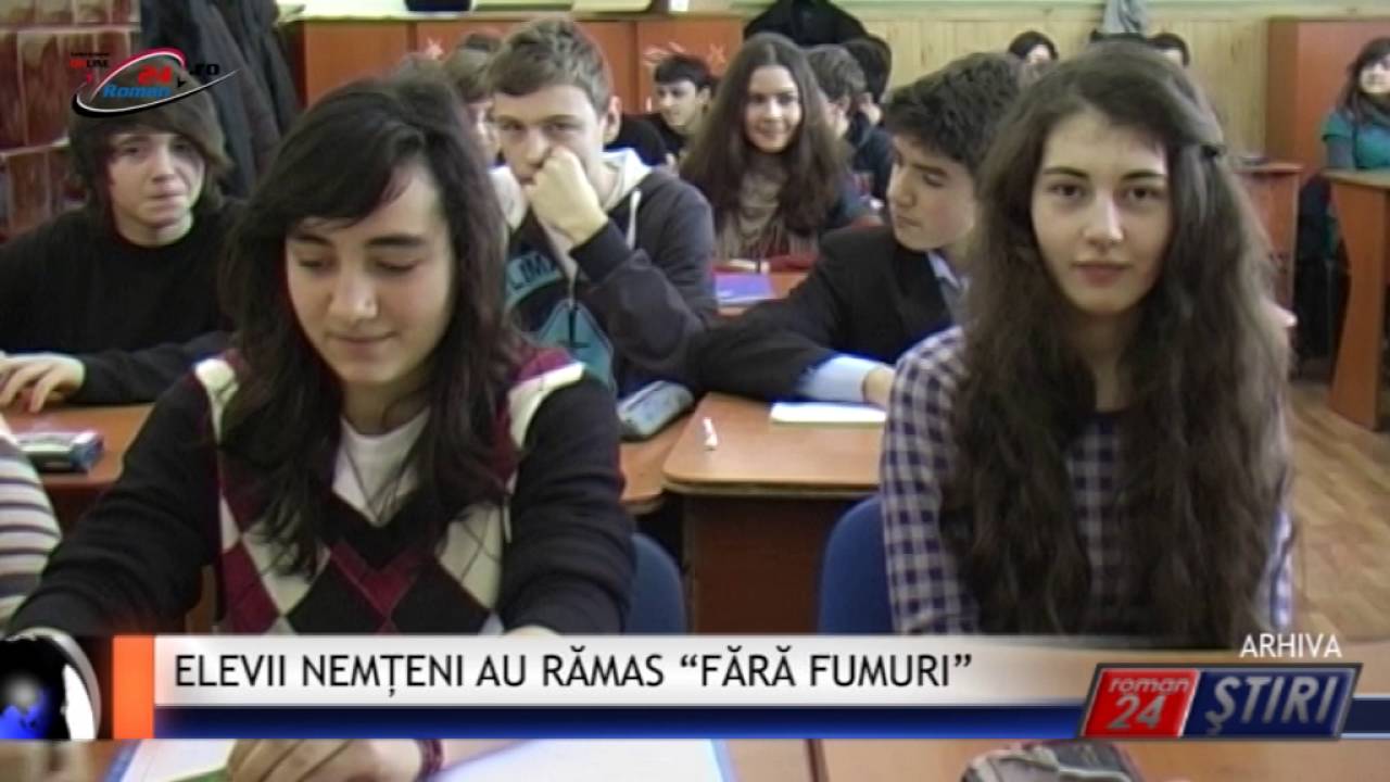 ELEVII NEMȚENI AU RĂMAS “FĂRĂ FUMURI”
