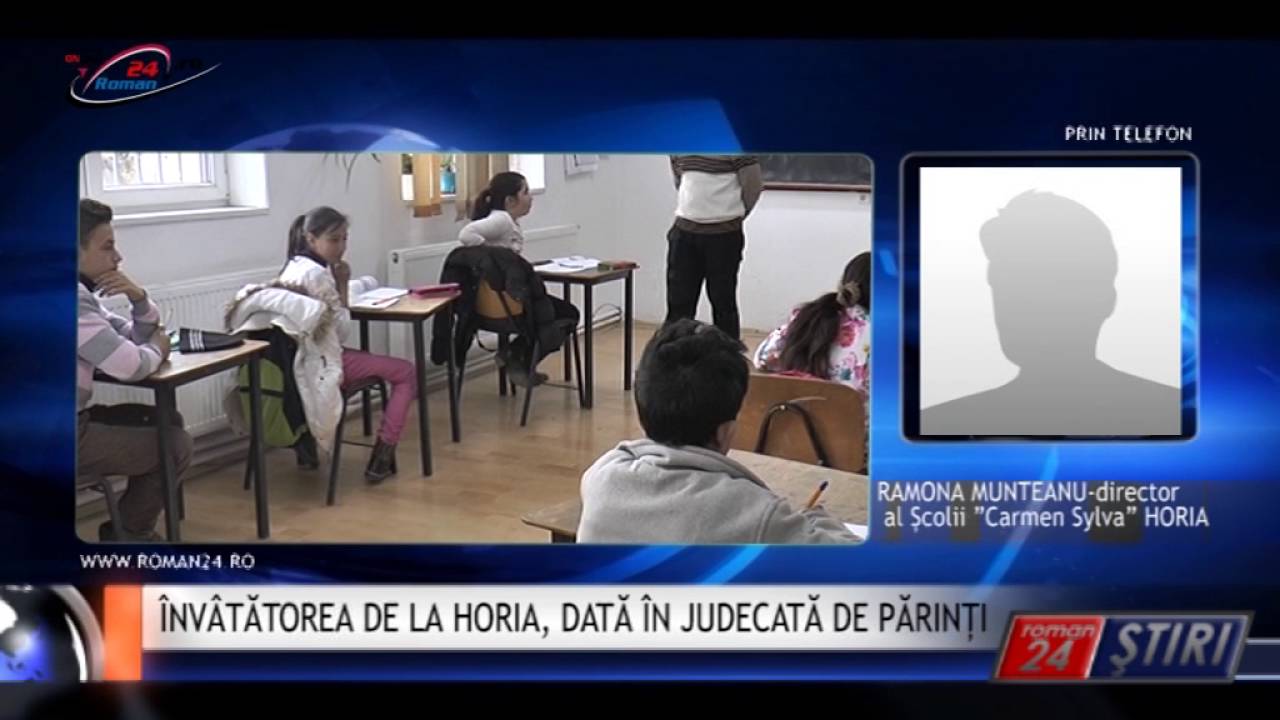 ÎNVÂTĂTOREA DE LA HORIA, DATĂ ÎN JUDECATĂ DE PĂRINȚI