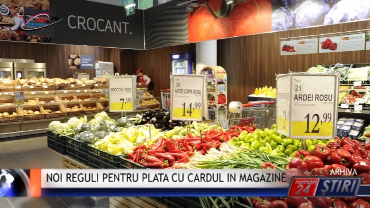 NOI REGULI PENTRU PLATA CU CARDUL IN MAGAZINE