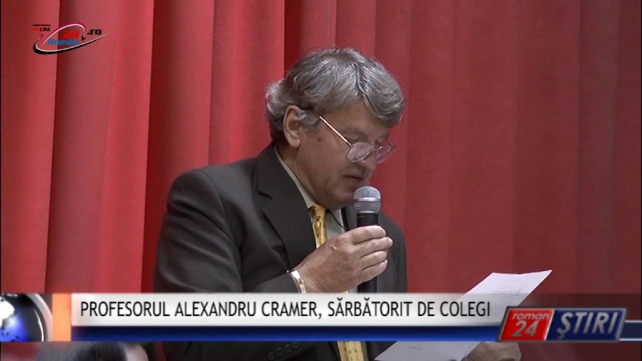 PROFESORUL ALEXANDRU CRAMER, SĂRBĂTORIT DE COLEGI