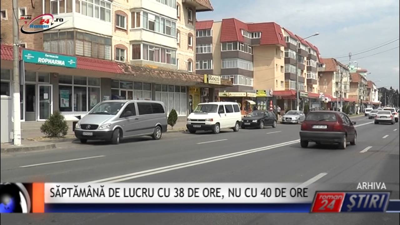 SĂPTĂMÂNĂ DE LUCRU CU 38 DE ORE, NU CU 40 DE ORE