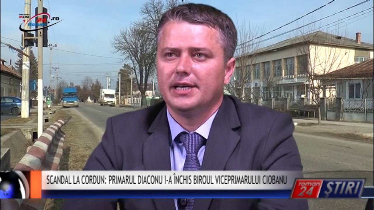 SCANDAL LA CORDUN- PRIMARUL DIACONU I-A ÎNCHIS BIROUL VICEPRIMARULUI CIOBANU