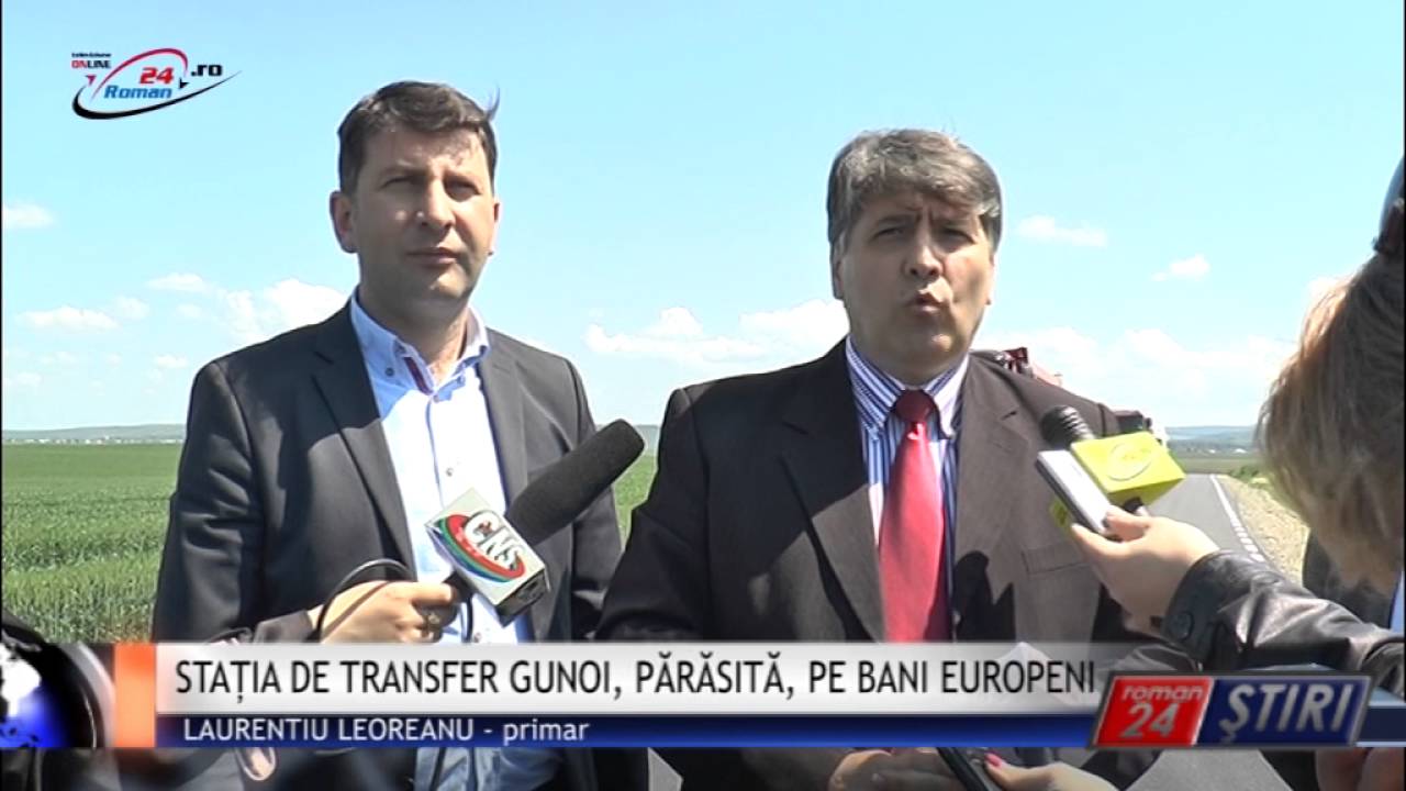 STAȚIA DE TRANSFER GUNOI, PĂRĂSITĂ, PE BANI EUROPENI