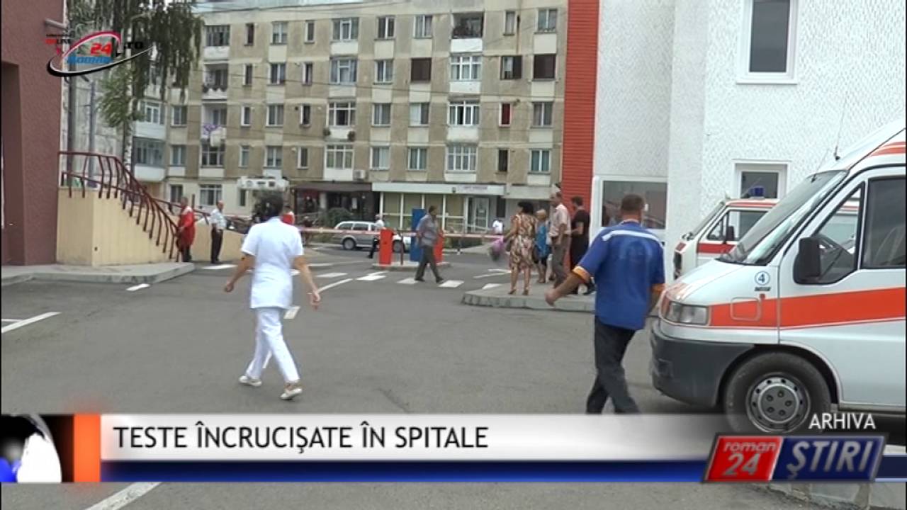 TESTE ÎNCRUCIŞATE ÎN SPITALE