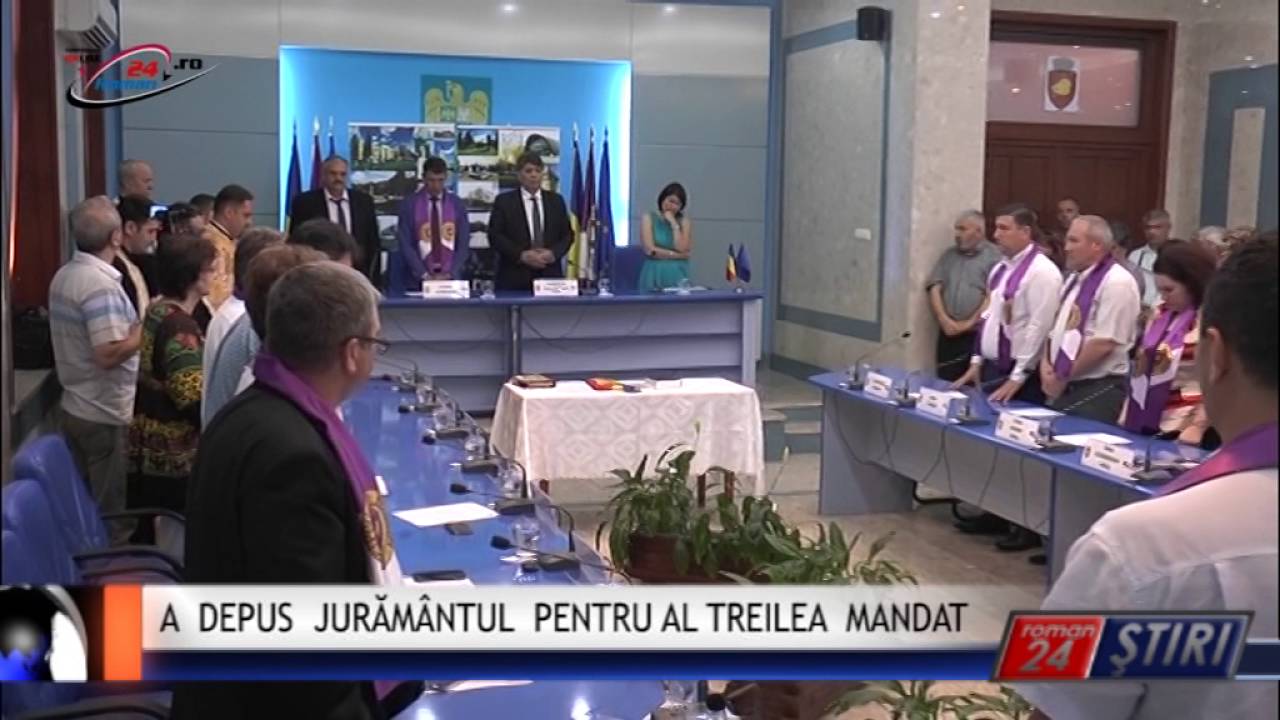 A DEPUS JURĂMÂNTUL PENTRU AL TREILEA MANDAT